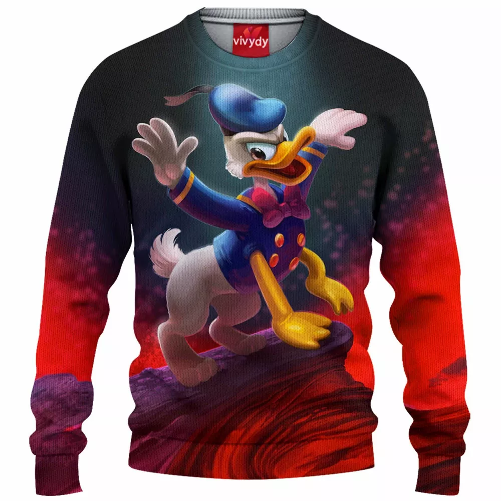 Donald Duck Knitted Sweater