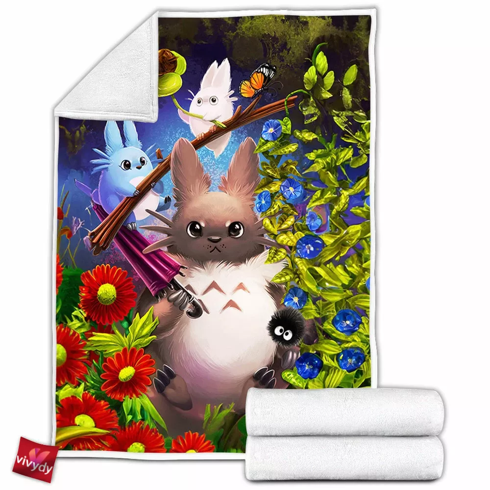 My Neighbor Totoro Fleece Blanket