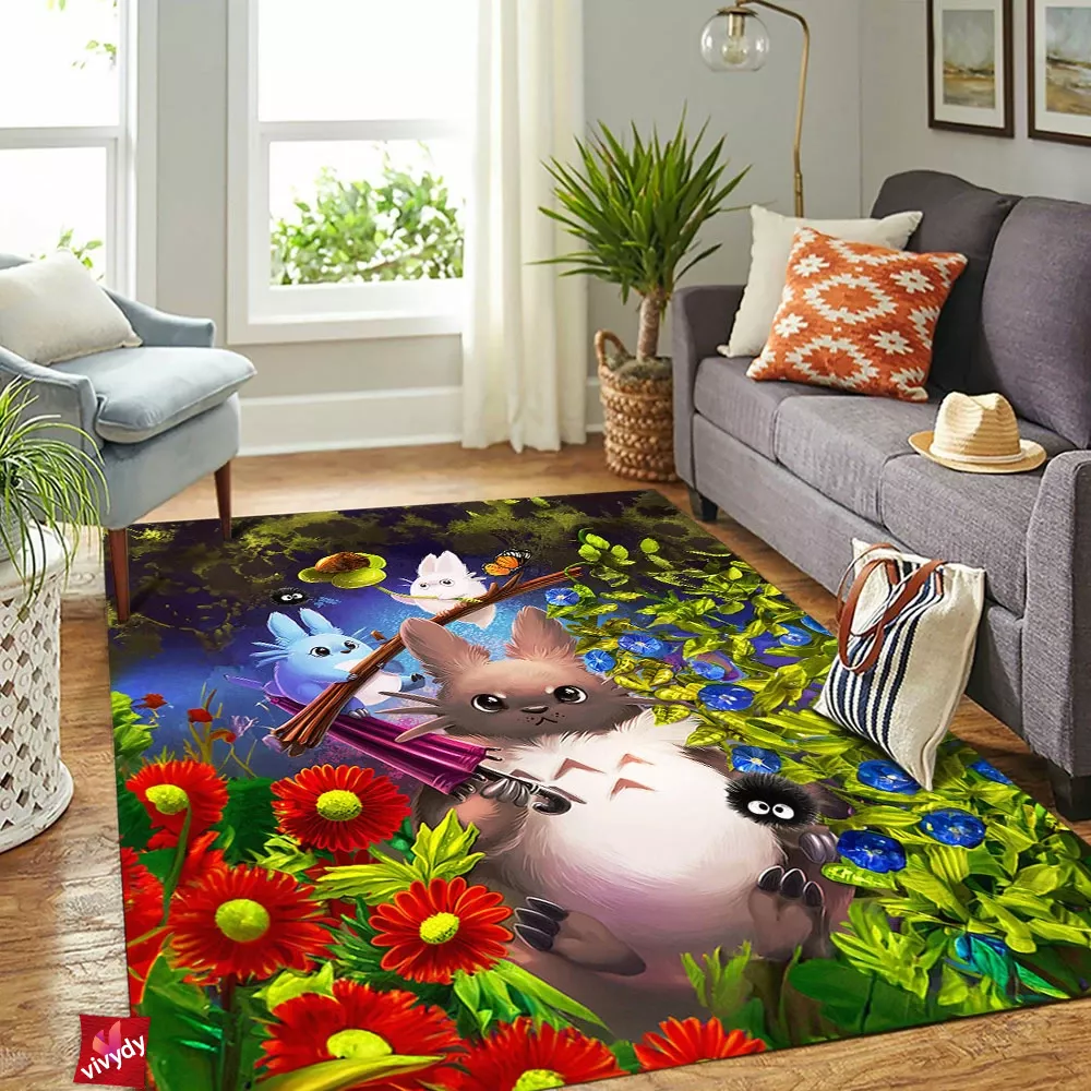 My Neighbor Totoro Rectangle Rug