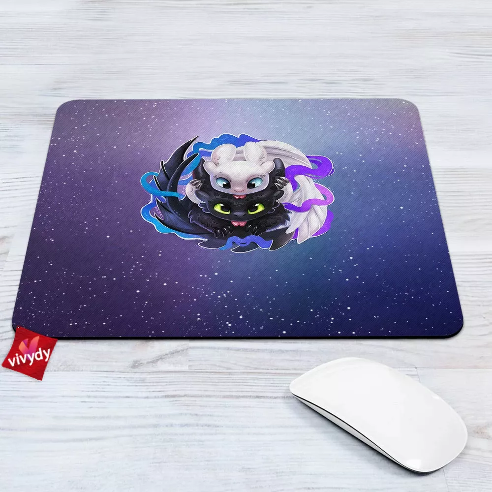 Night Light Fury Mouse Pad