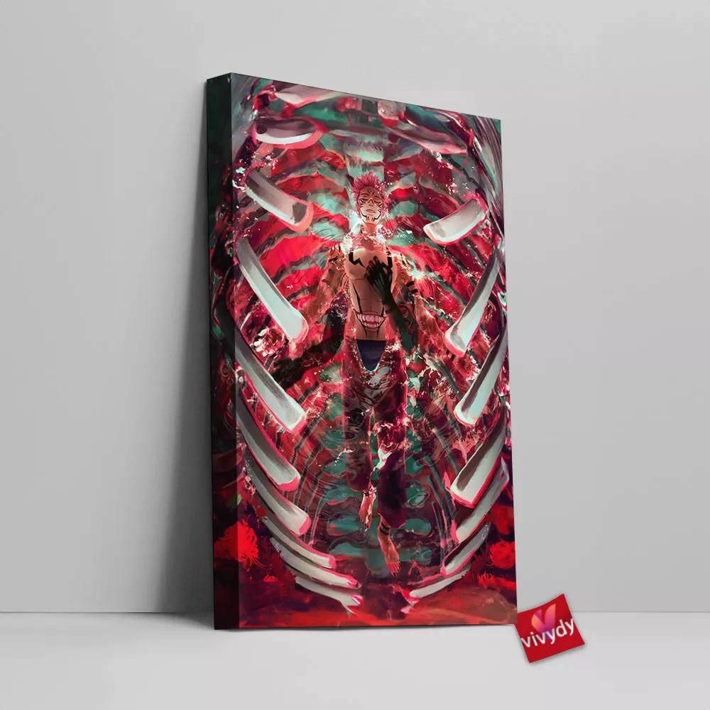 Domain Sukuna Canvas Wall Art