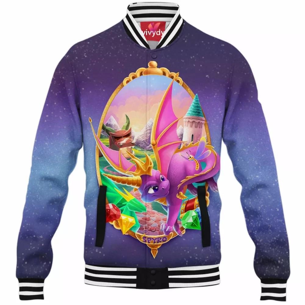 The Dragon Spyro Baseball Jacket