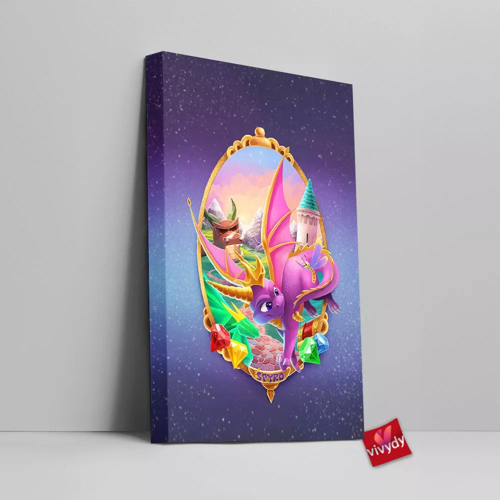 Spyro Canvas Wall Art