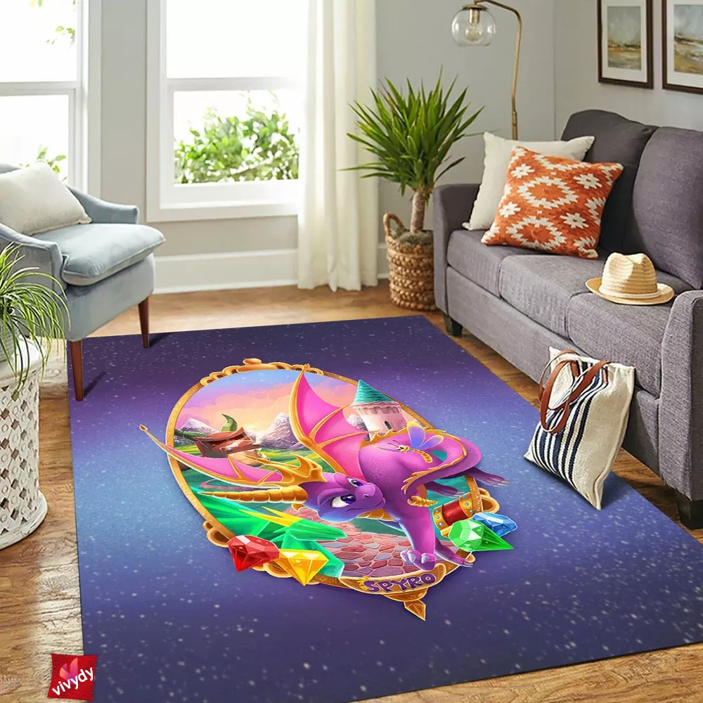 The Dragon Spyro Rectangle Rug