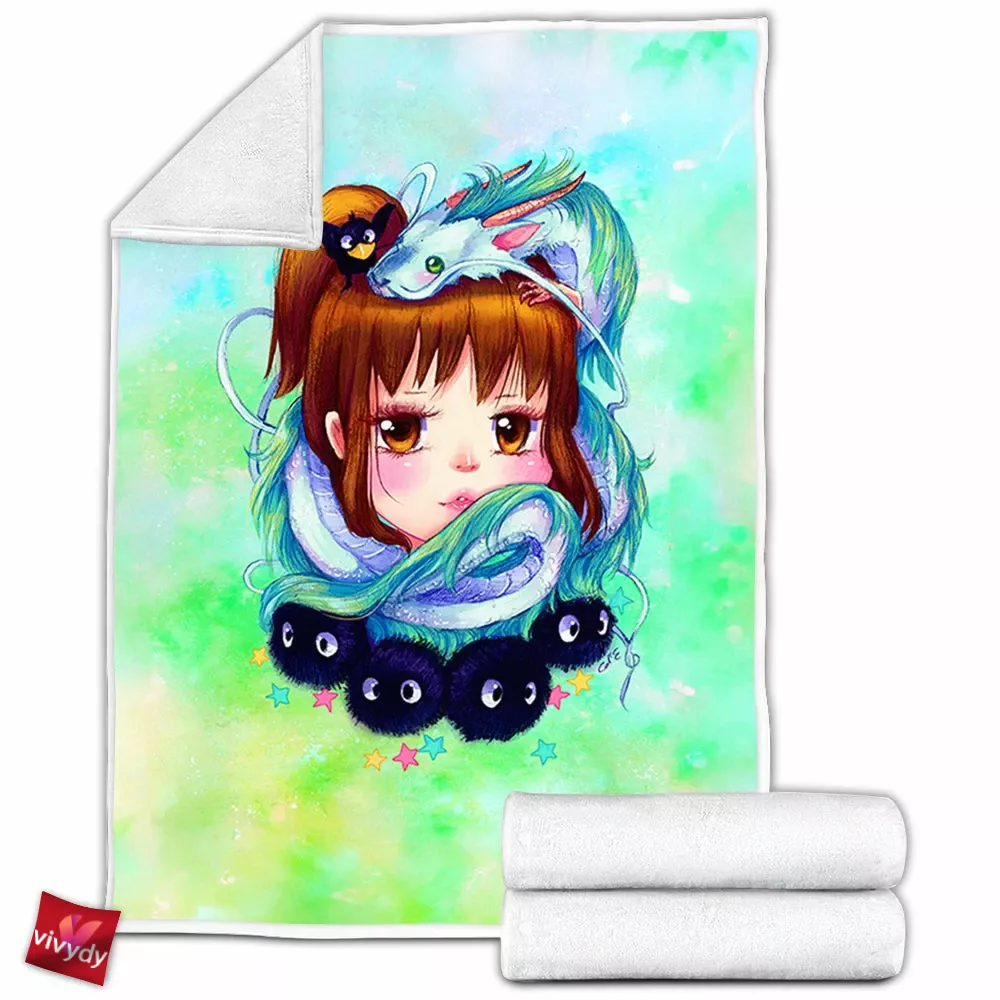 Spirited Away Fleece Blanket