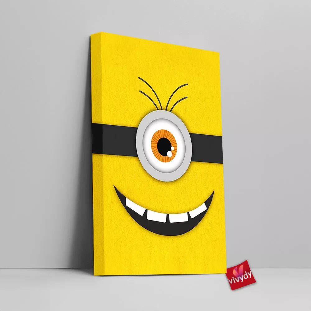 Happy Minion Canvas Wall Art