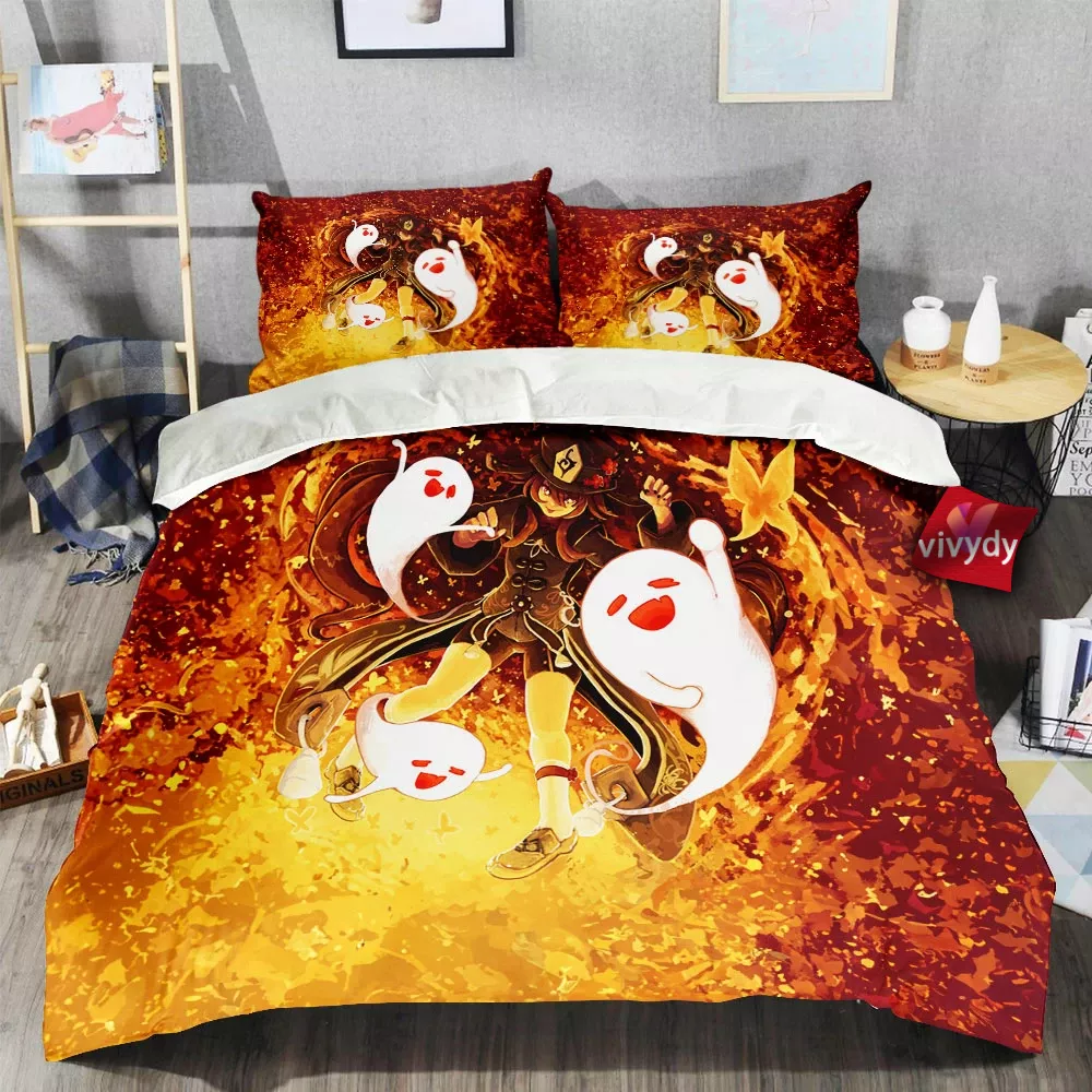 Hu Tao Bedding Set