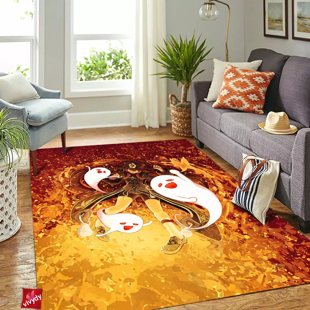 Hu Tao Rectangle Rug