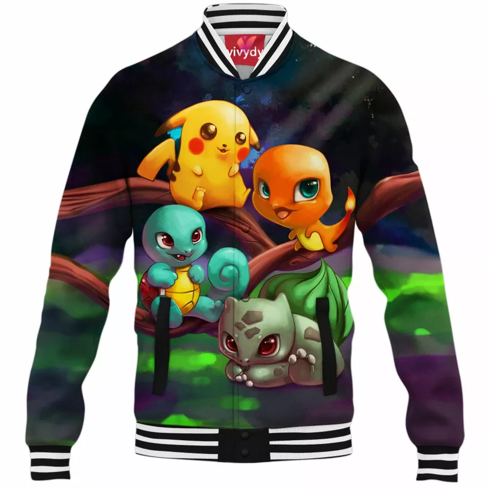 Gen 1 Pokemon Baseball Jacket