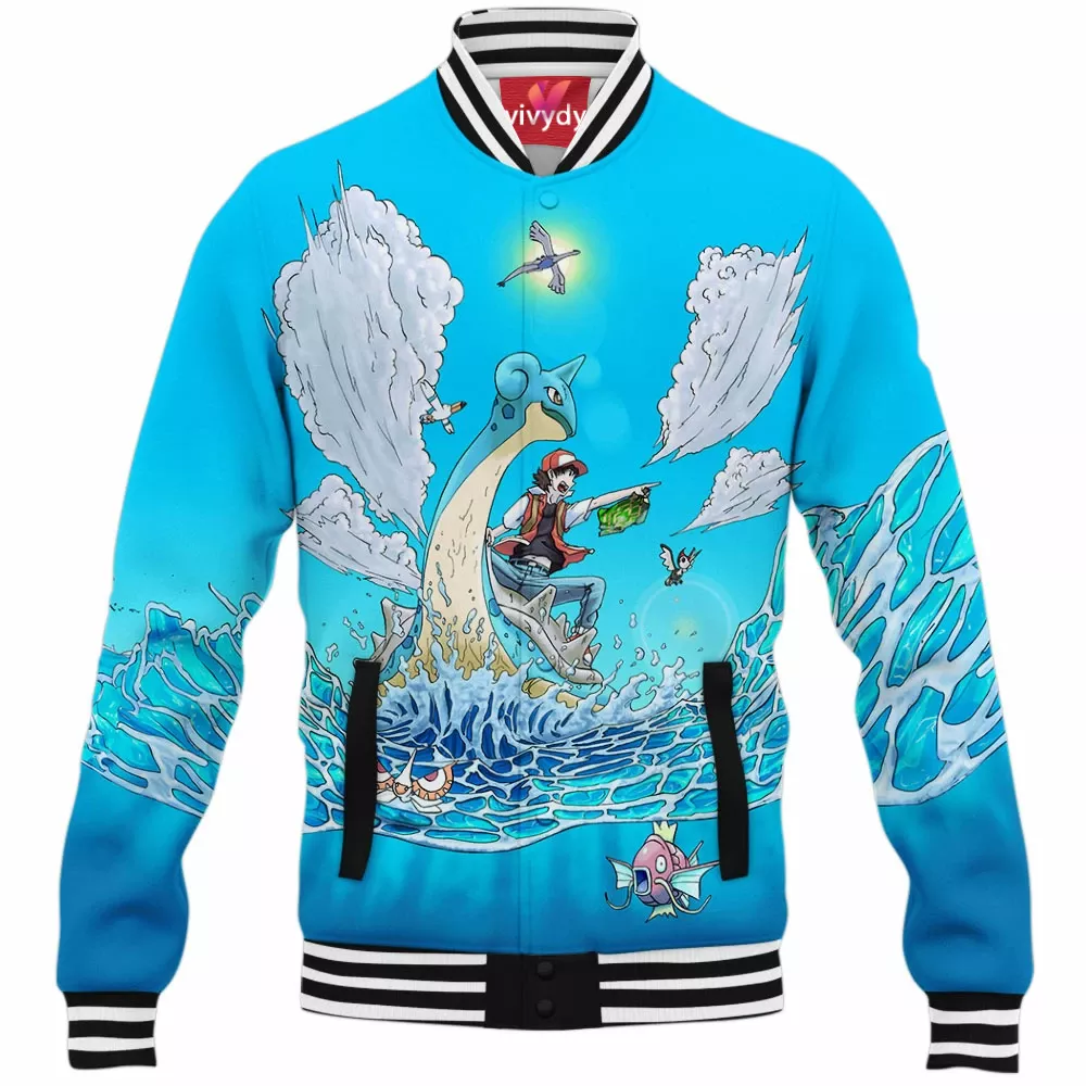 Water Pokemon Baseball Jacket