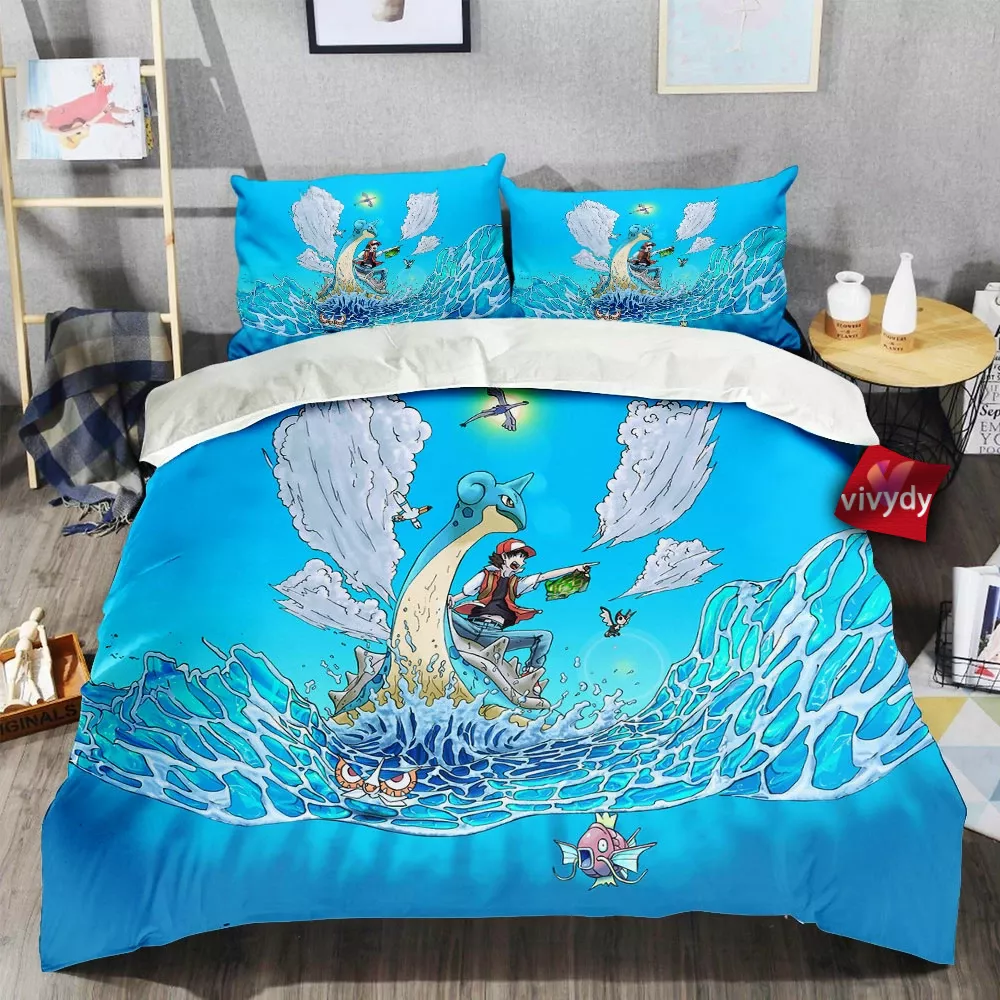 Water type Pokemon Bedding Set