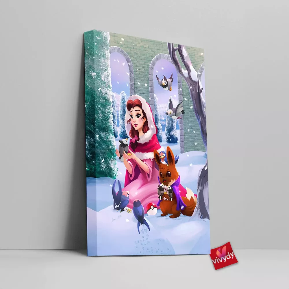 Belle Eevee Canvas Wall Art