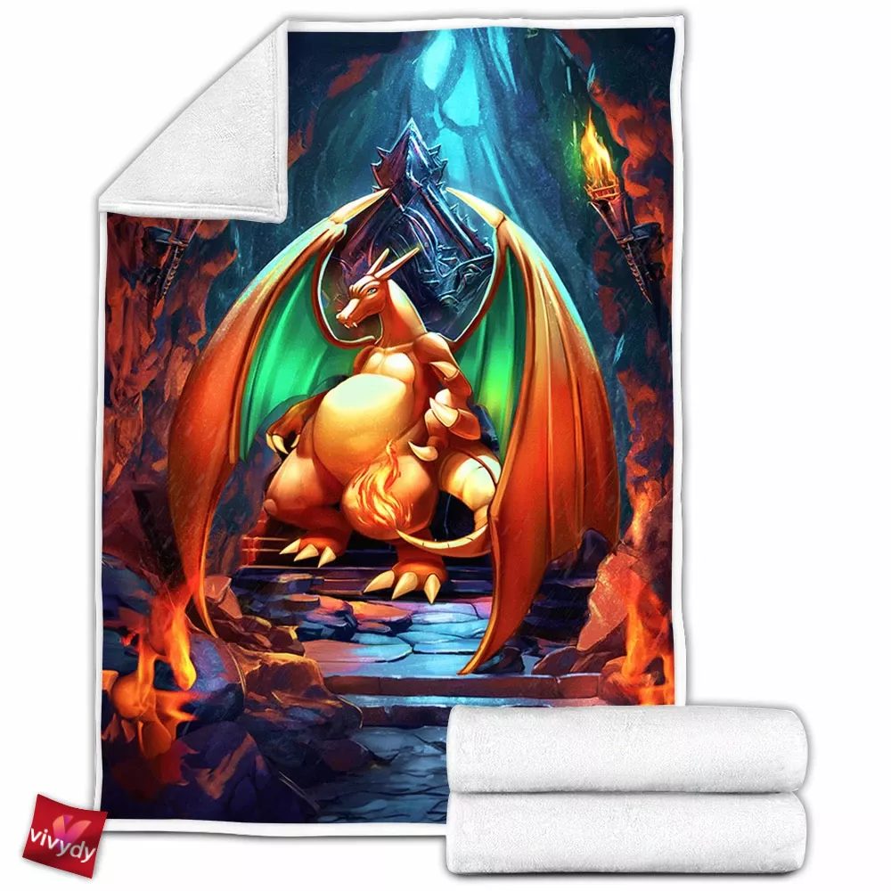 Charizard Fleece Blanket