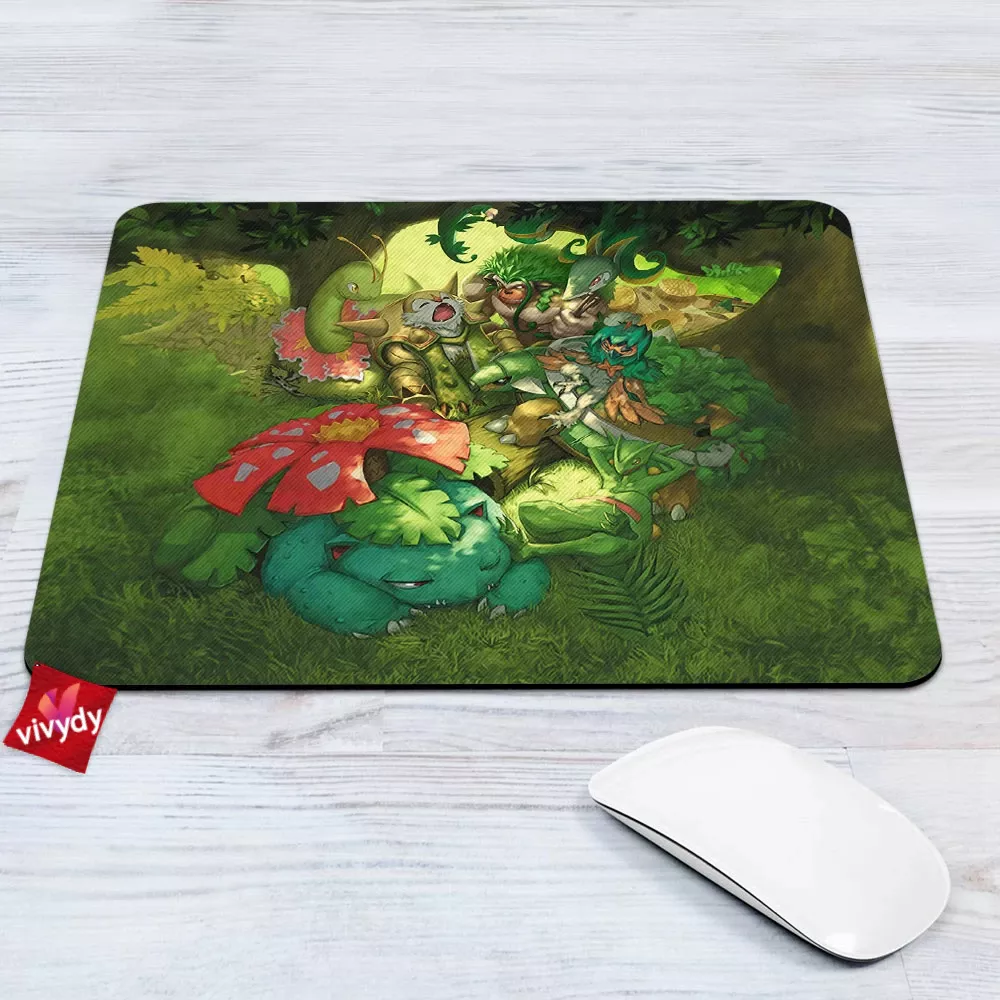 Green Pokemon Mouse Pad