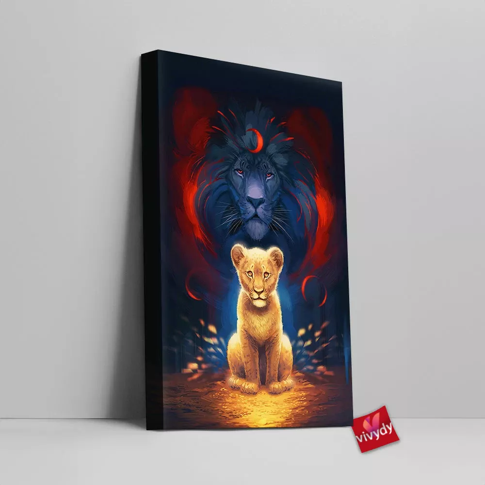 Lion Canvas Wall Art