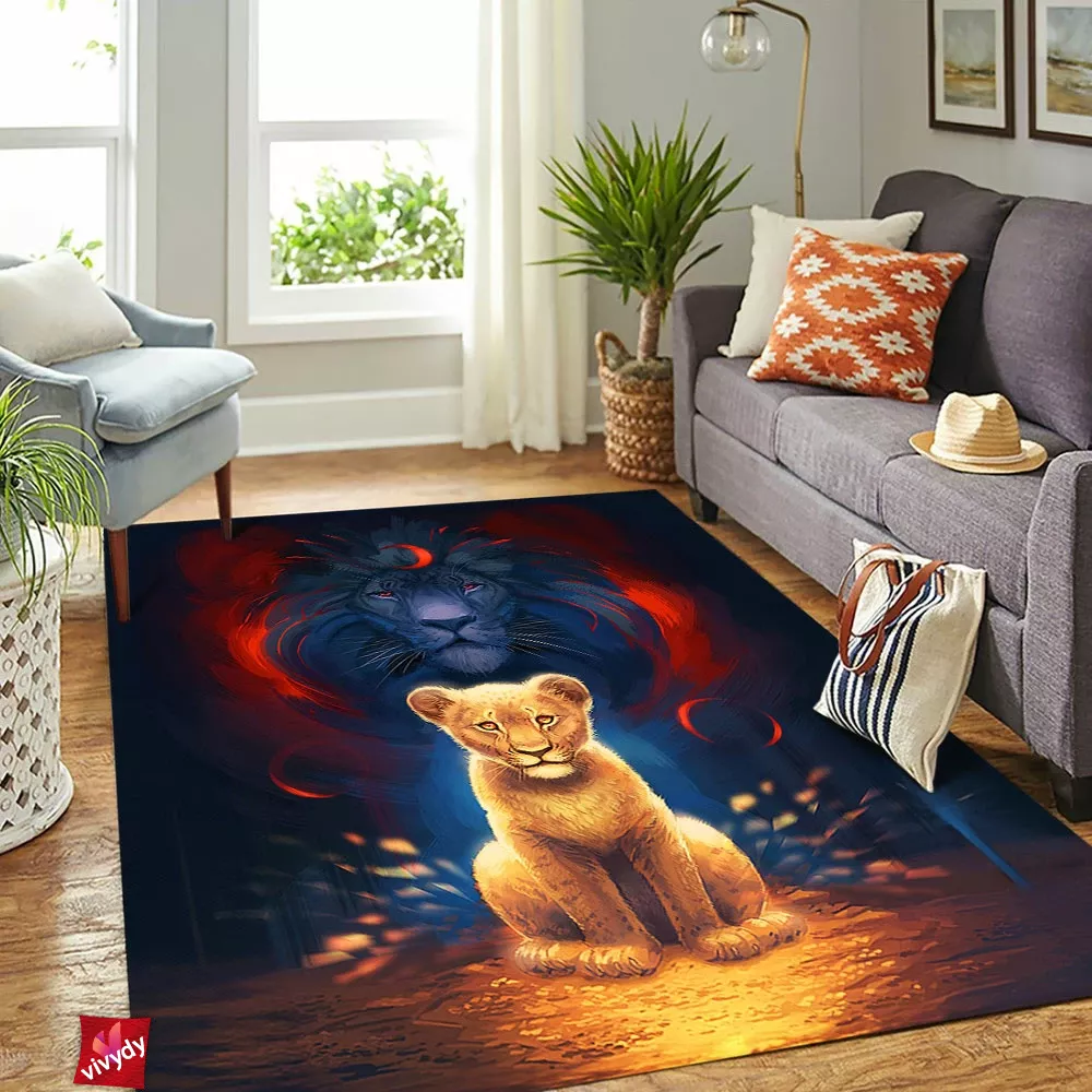 Lion Rectangle Rug