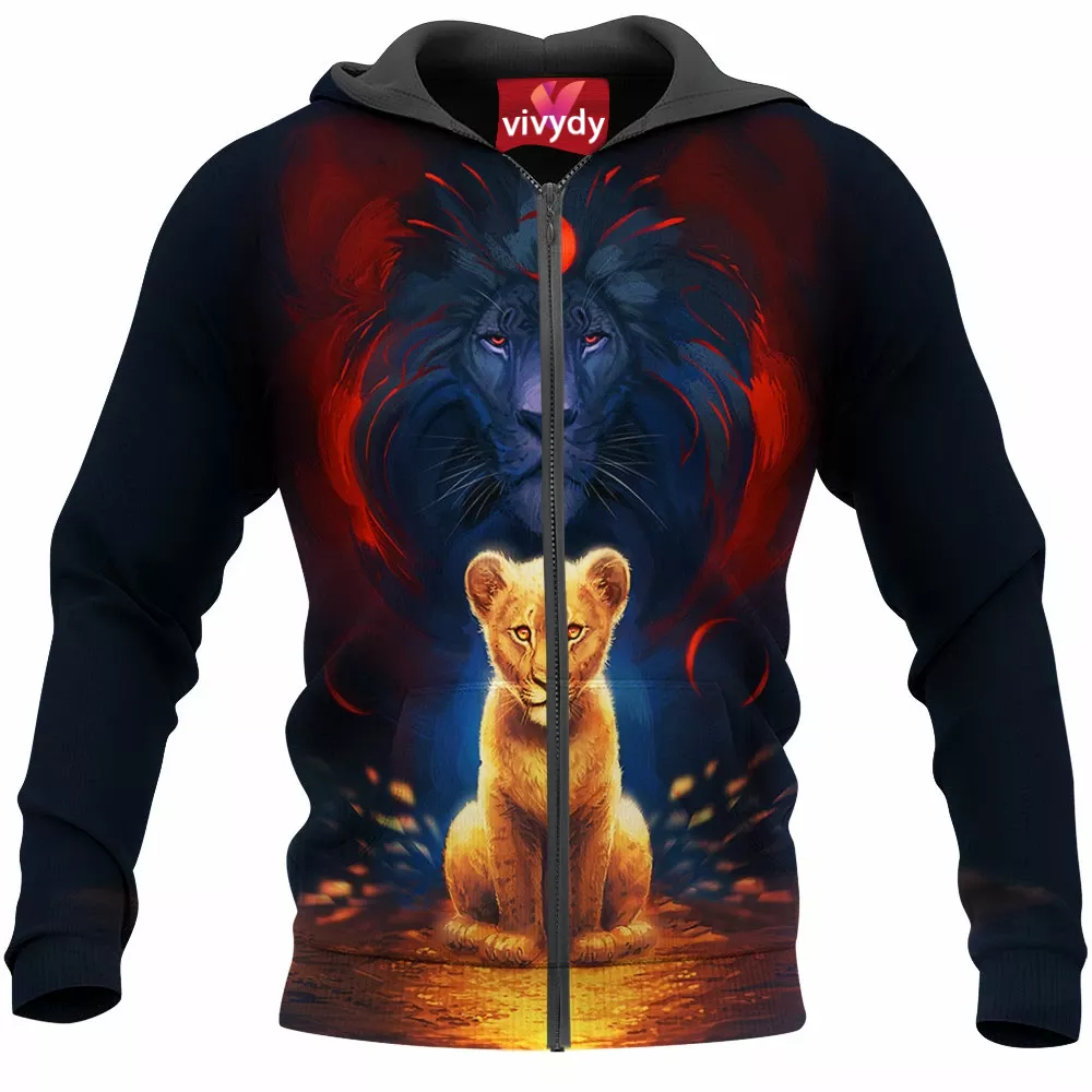 Lion Zip Hoodie