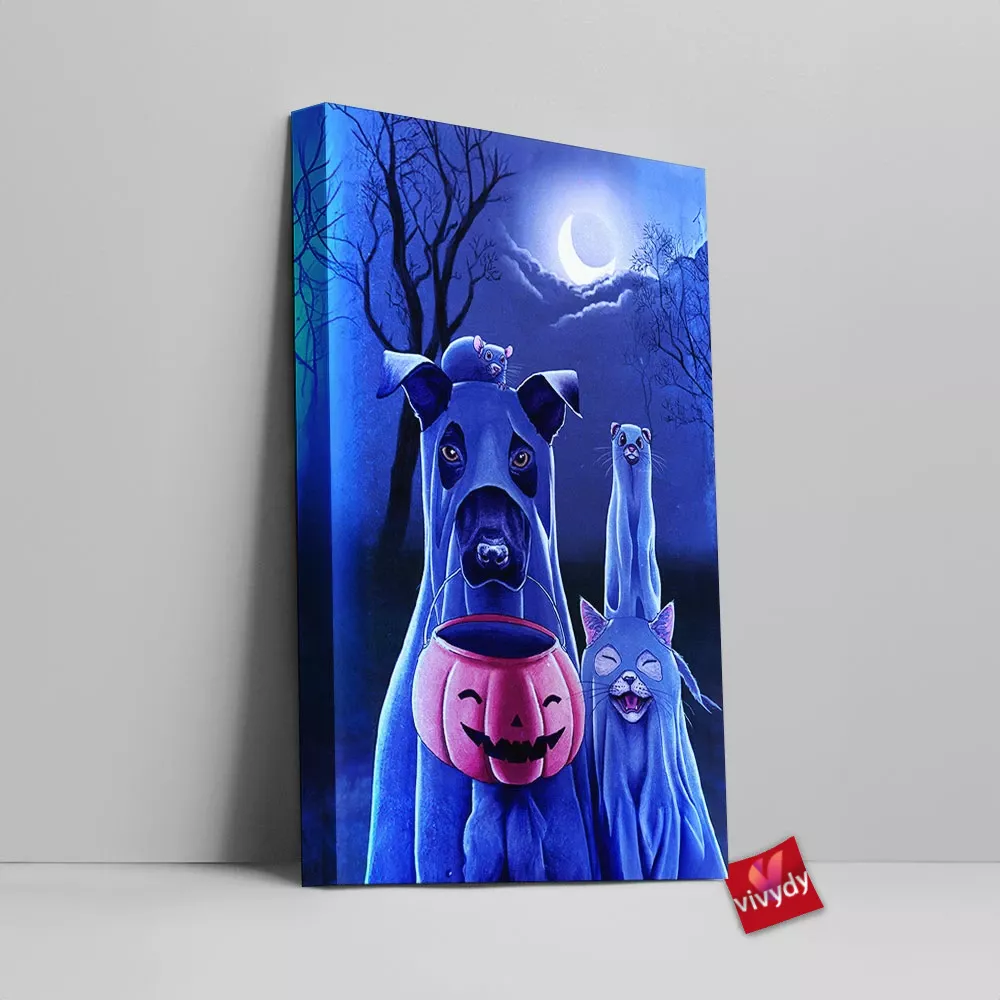 Trick Or Treat Canvas Wall Art