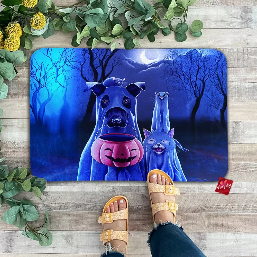 Trick Or Treat Doormat