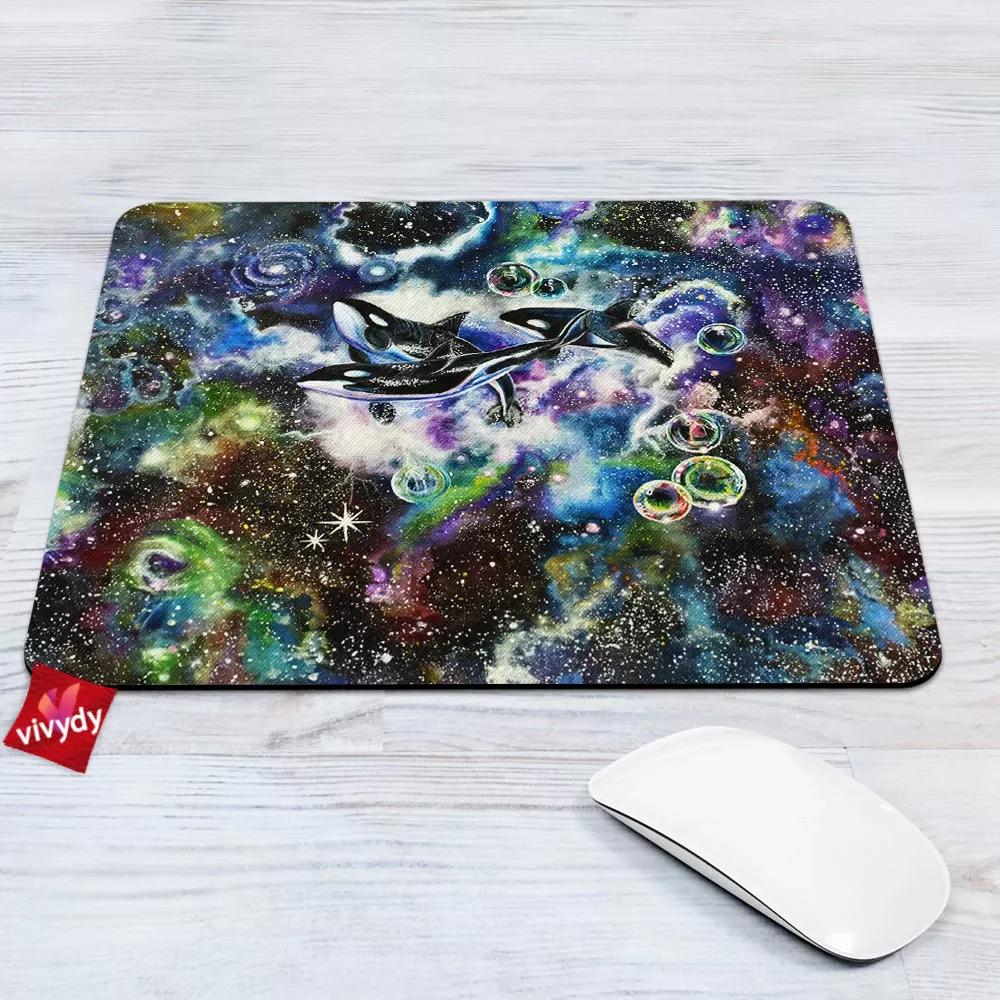 Galaxy Dolphins Mouse Pad