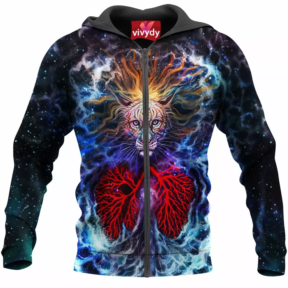 Cosmic Tiger Zip Hoodie