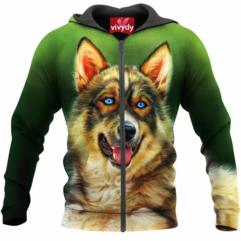 Dog Zip Hoodie