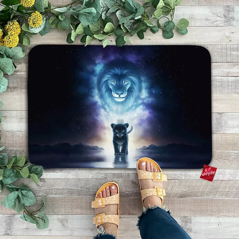 A King Path Lion Doormat