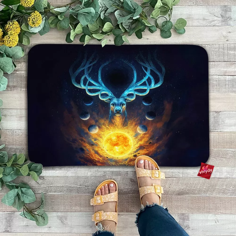 Galaxy Deer Doormat