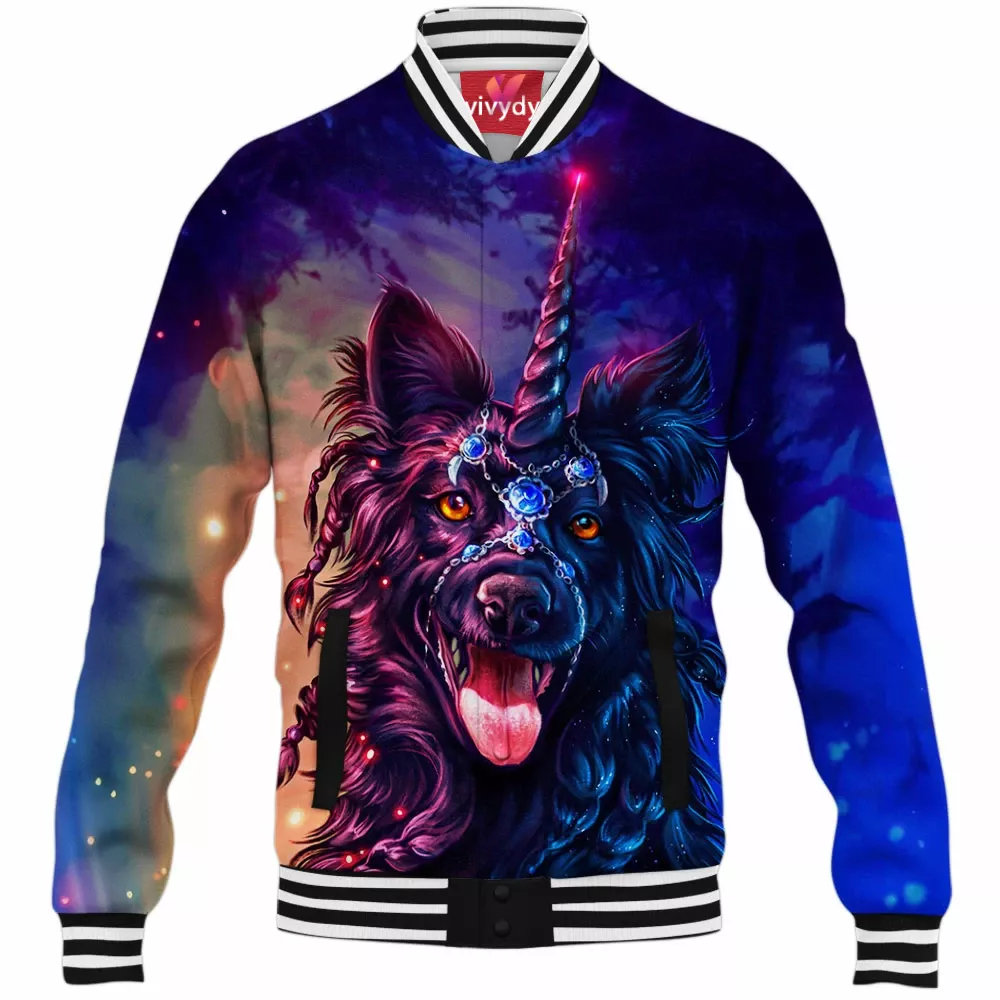 Black Dog Baseball Jacket