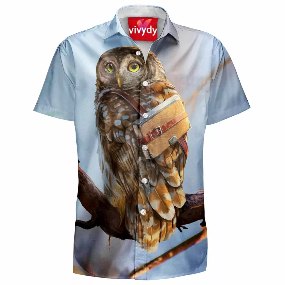 Forest Owl Hawaiian Shirt