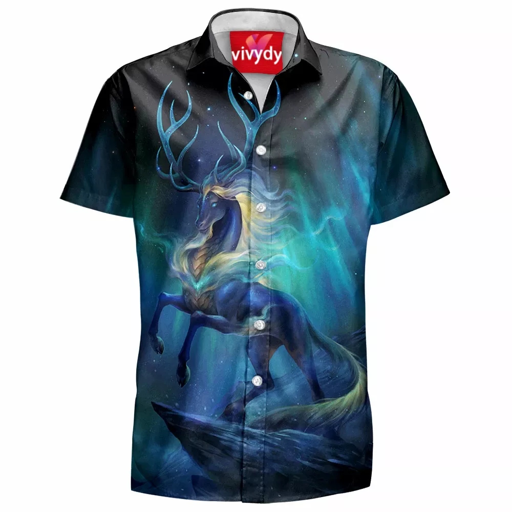 Aurora God Deer Hawaiian Shirt