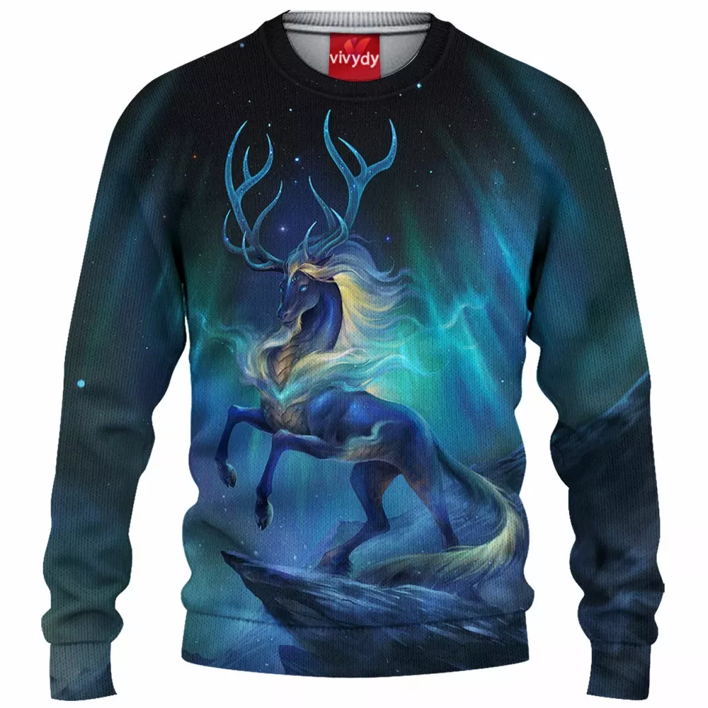 Aurora God Deer Knitted Sweater