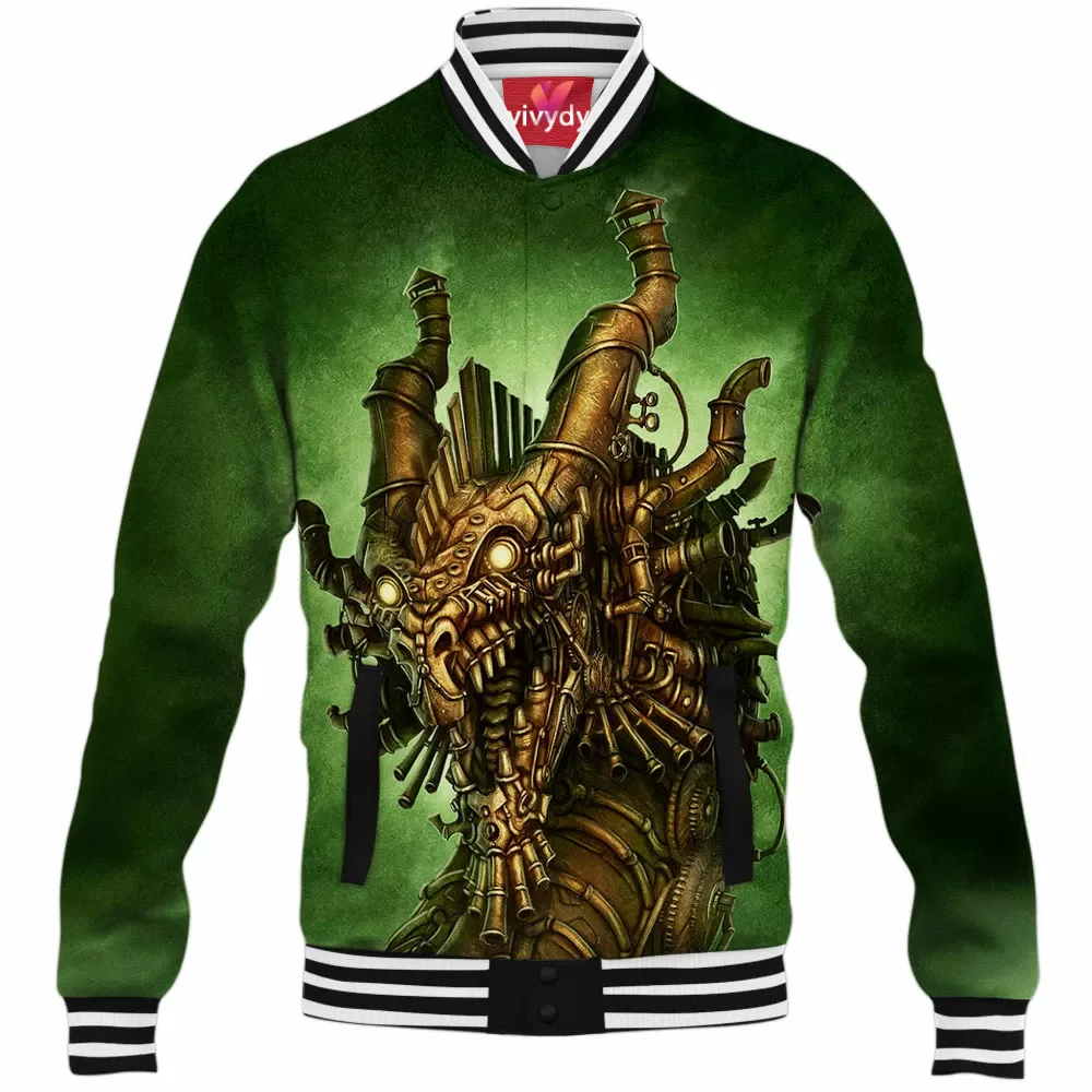 Steampunk Dragon Baseball Jacket