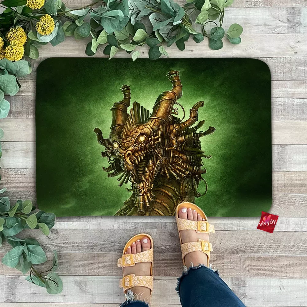 Steampunk Dragon Doormat