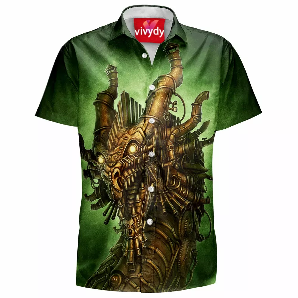 Steampunk Dragon Hawaiian Shirt