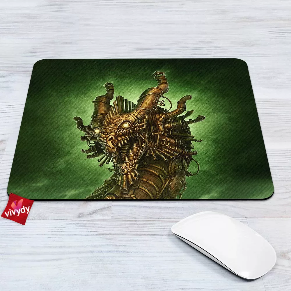 Steampunk Dragon Mouse Pad