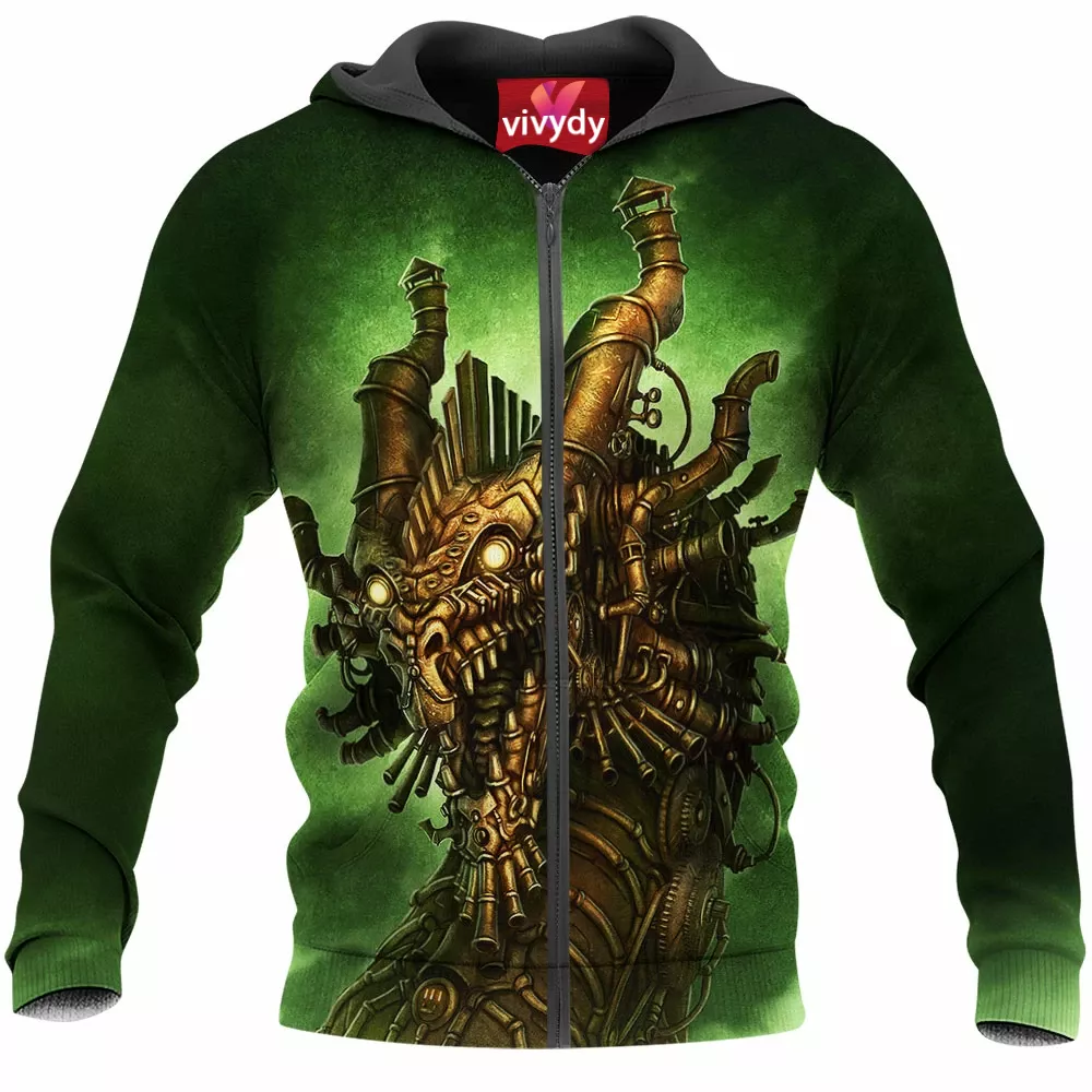 Steampunk Dragon Zip Hoodie