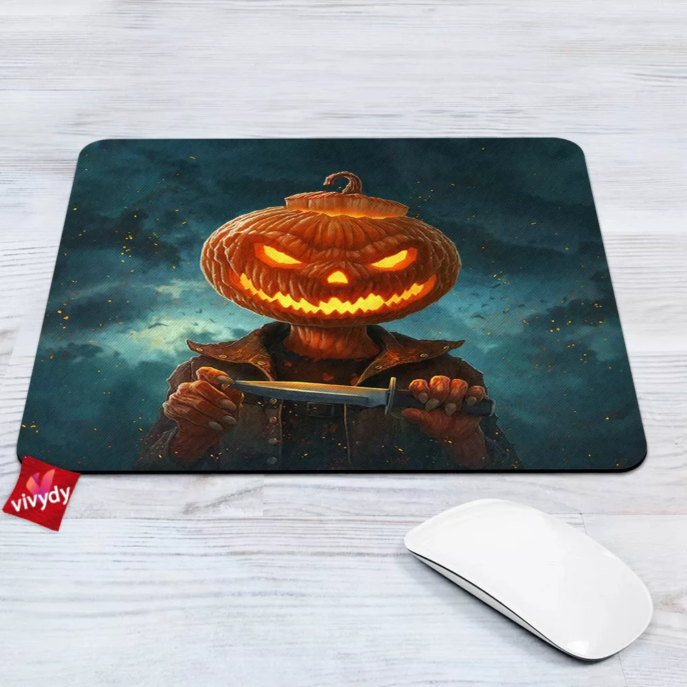 Pumpkin Head Mouse Pad