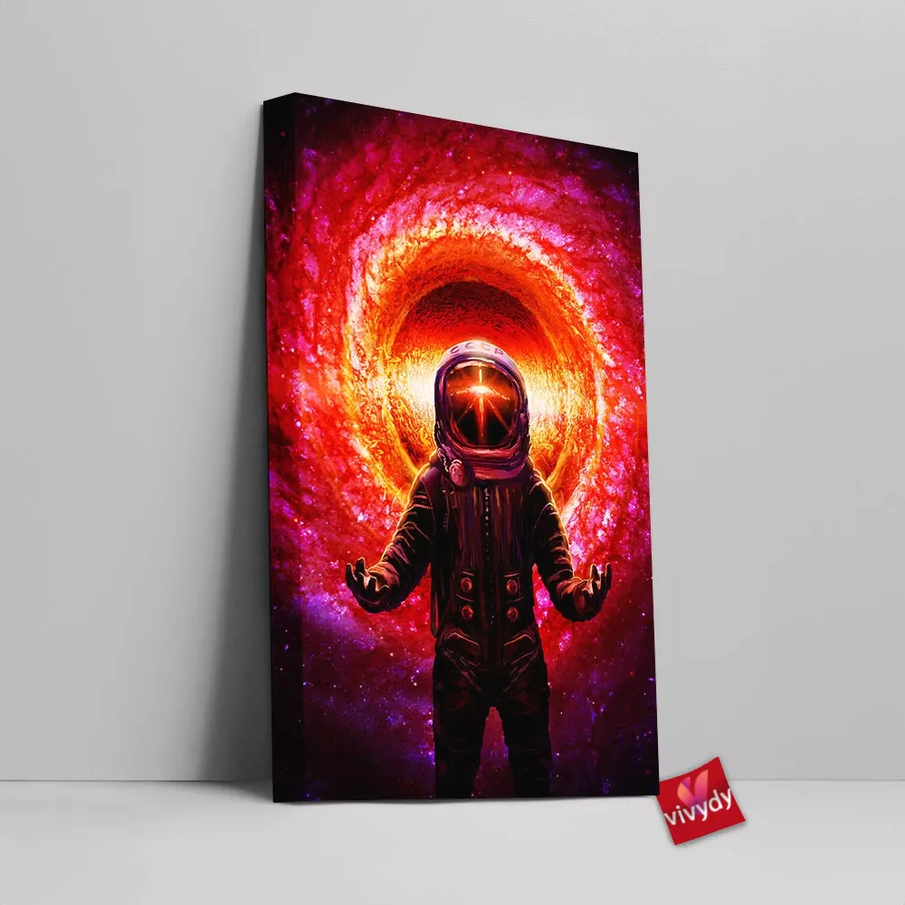 Cosmic Spaceman Canvas Wall Art