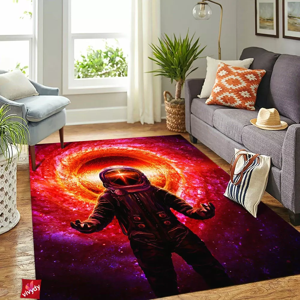 Cosmic Spaceman Rectangle Rug