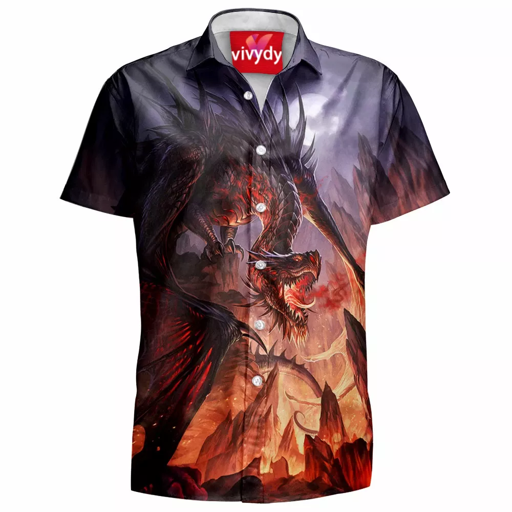 Dark Dragon Hawaiian Shirt