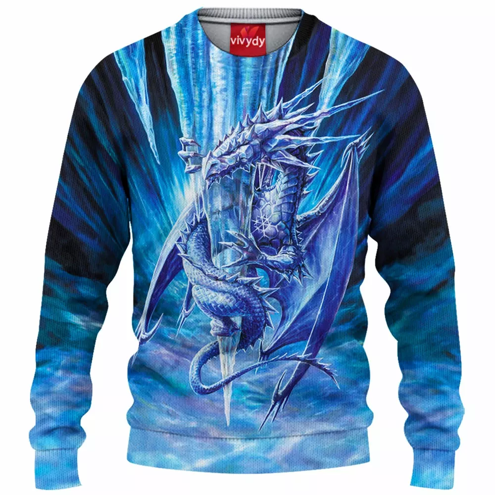 Ice Dragon Knitted Sweater