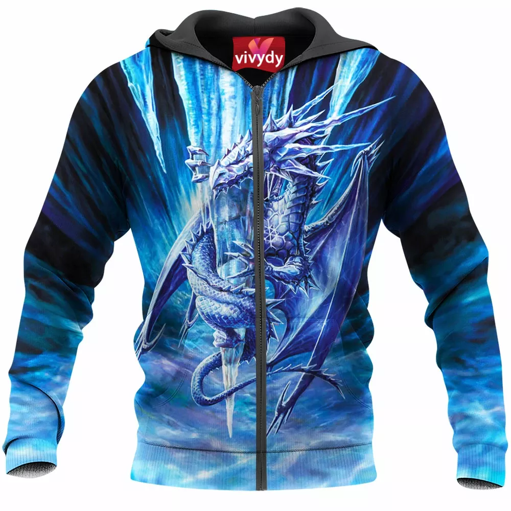 Ice Dragon Zip Hoodie