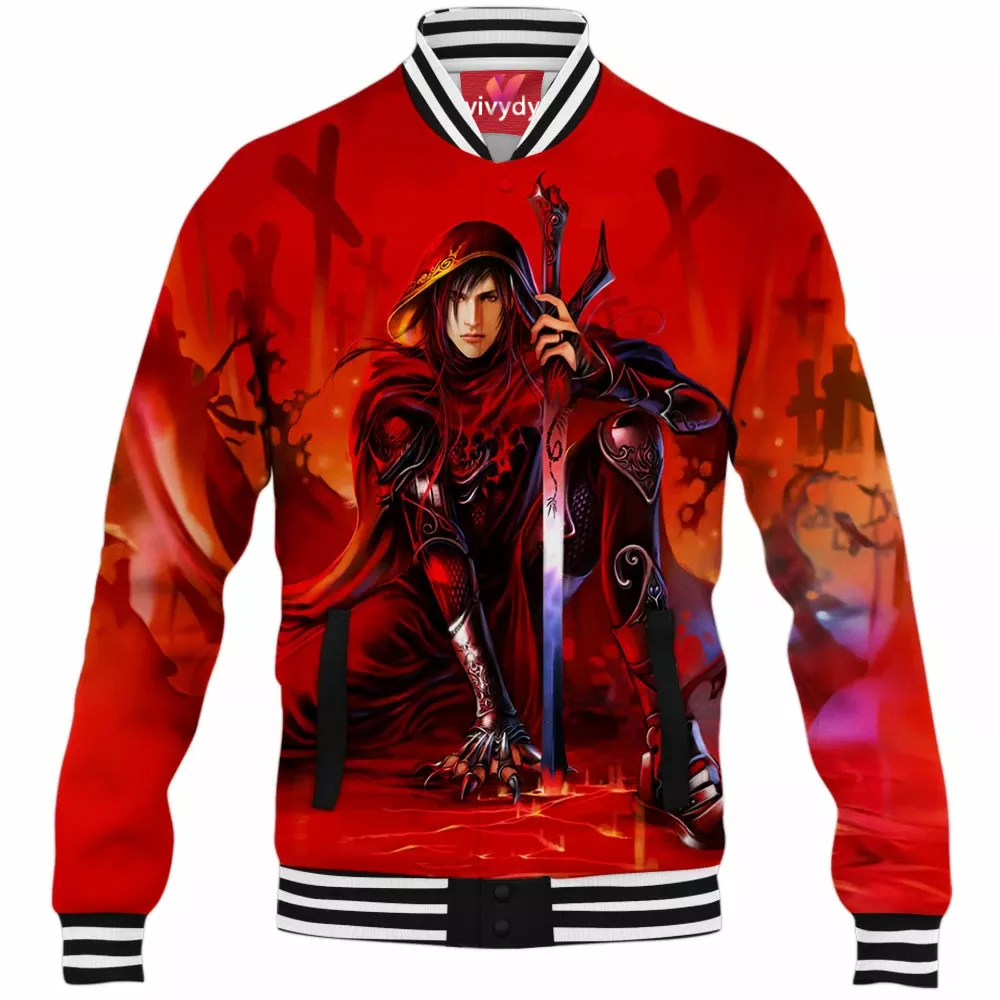 Red Dragon Knight Baseball Jacket