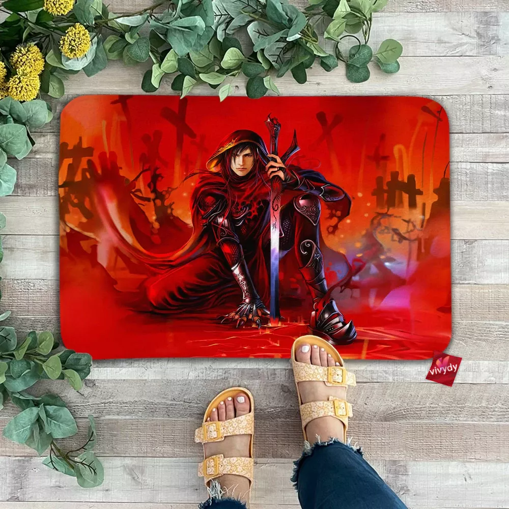 Red Dragon Knight Doormat