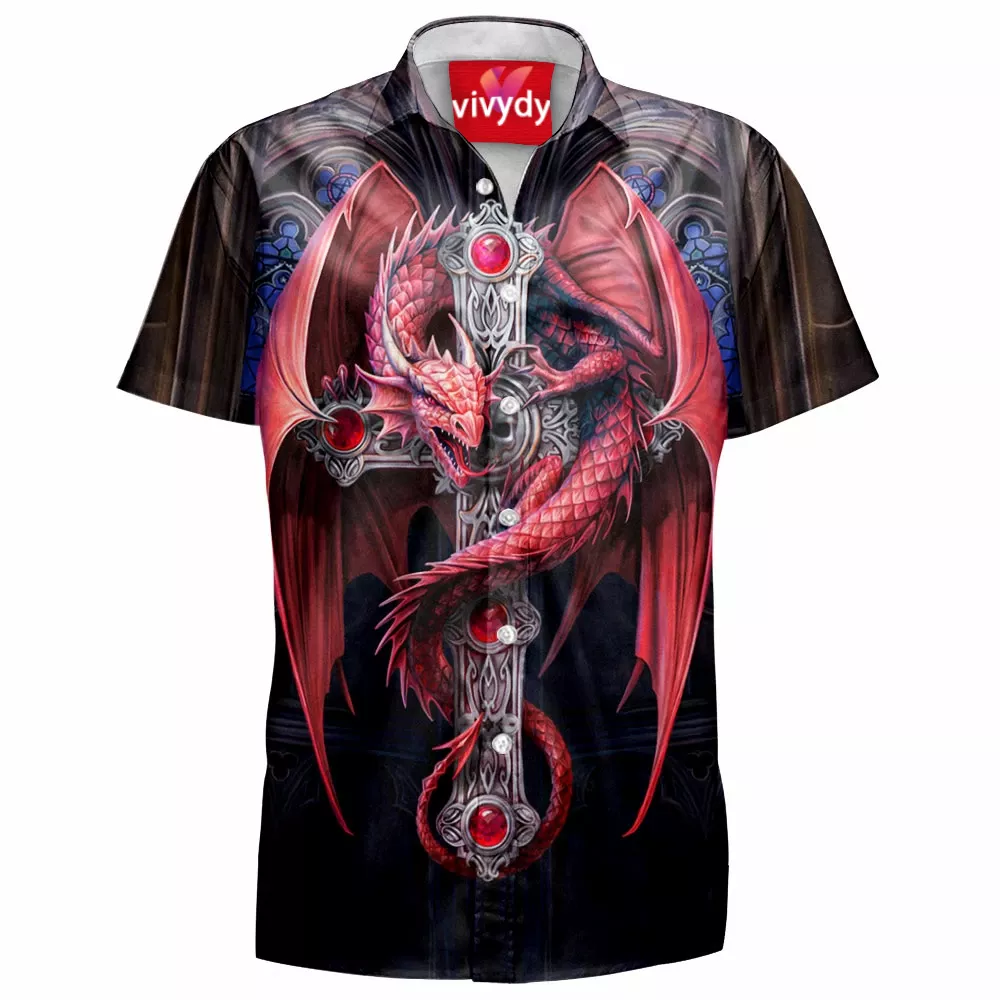 Gothic Dragon Hawaiian Shirt