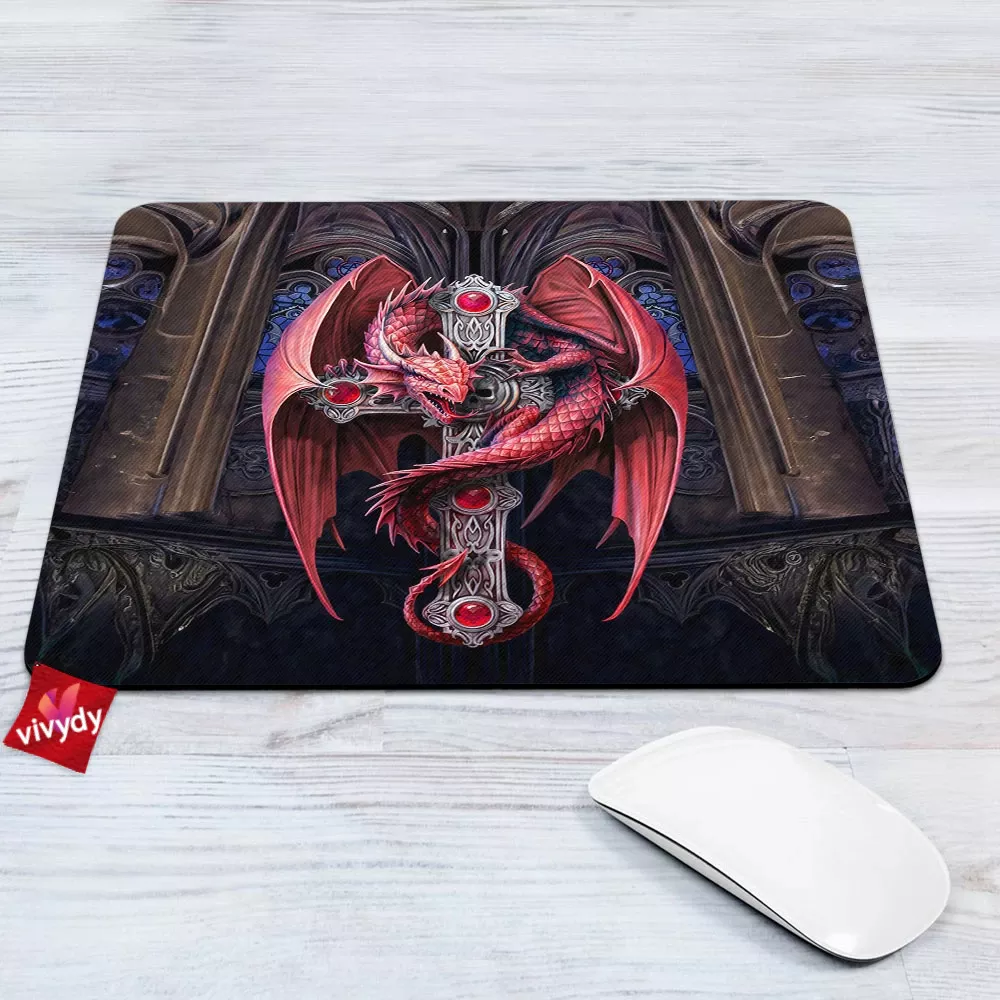 Gothic Dragon Mouse Pad