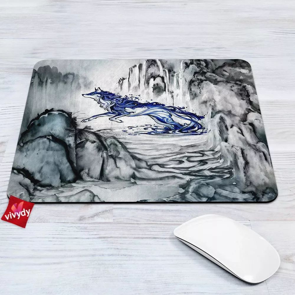 Water Wolf Mouse Pad