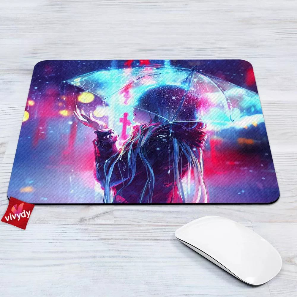 Blurred Lines Mouse Pad