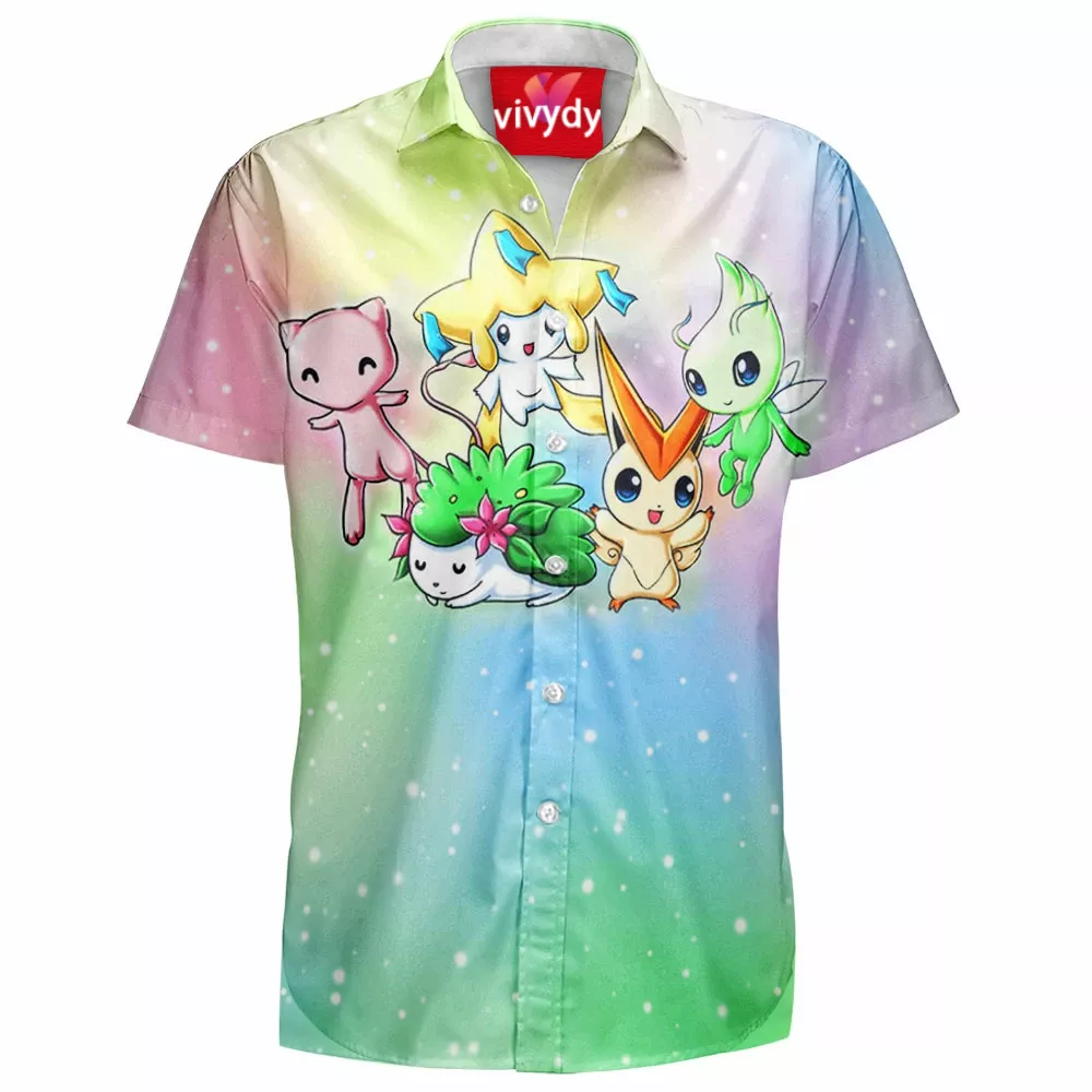 Adorably Legendary Pokemon Hawaiian Shirt